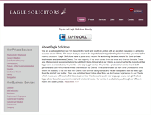 Tablet Screenshot of eaglesolicitors.com